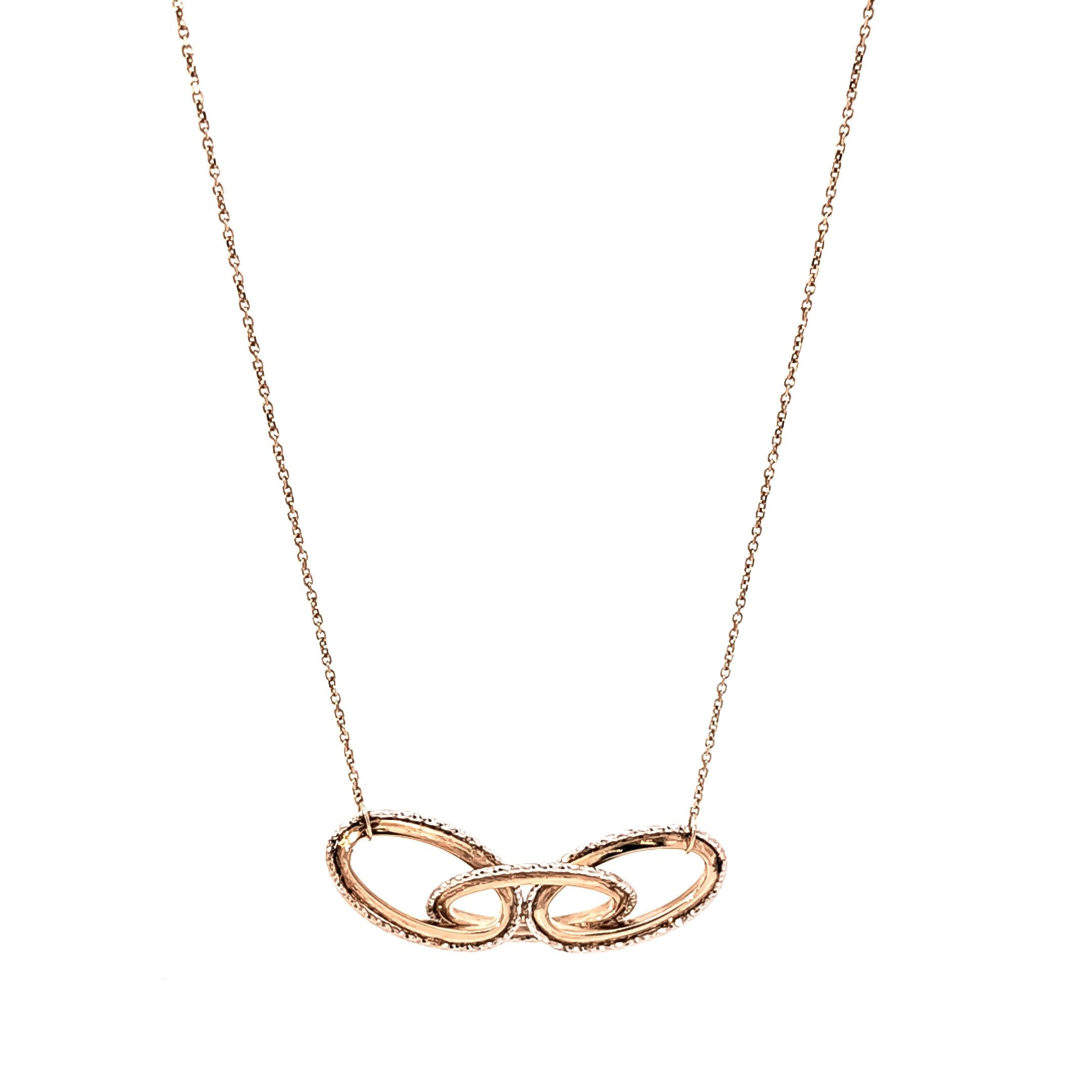 Collar en oro amarillo y oro blanco 18kt
