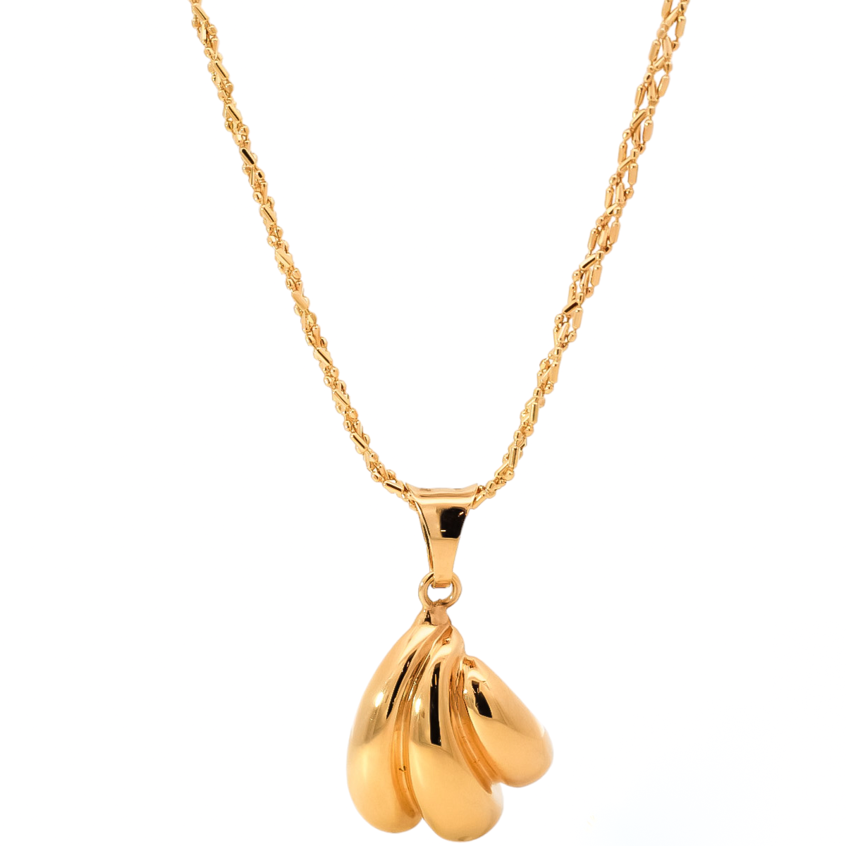 dije oro amarillo 18kt diseño concha de mar