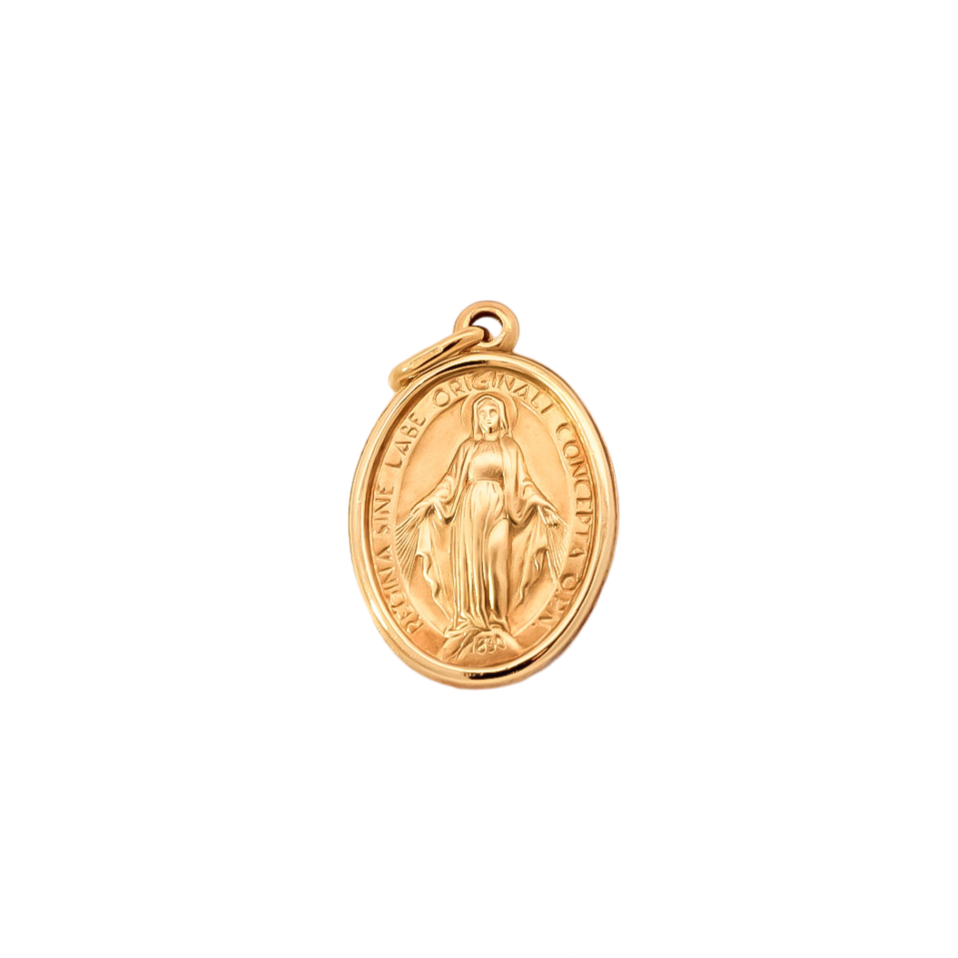 Medalla virgen milagrosa oro 18kt