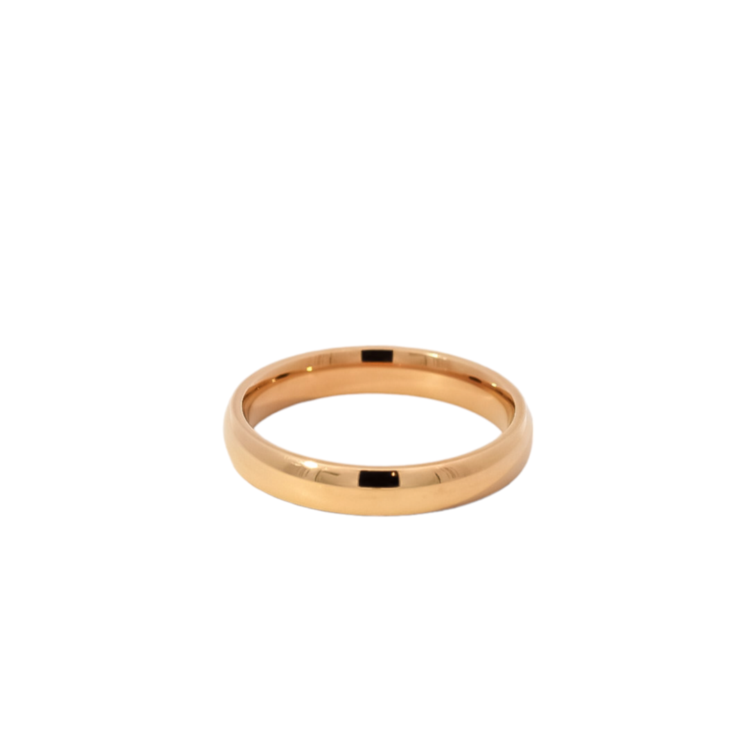 Alianza  lisa delgada  para dama en oro amarillo 18kt talla 6 1/4