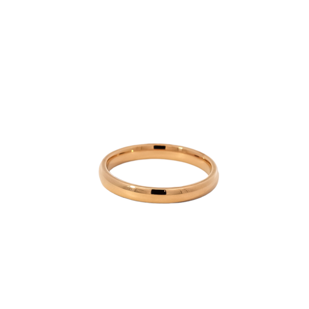 Alianza Lisa Delgada Para Caballero En Oro Amarillo 18kt Talla 8