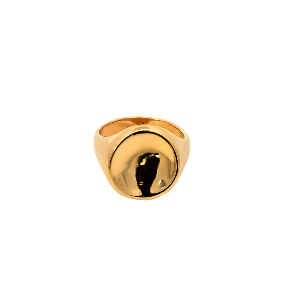 Anillo oro amarillo 18kt diseño circular